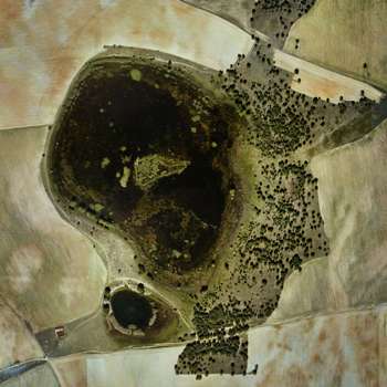 Imagen satelital de la laguna